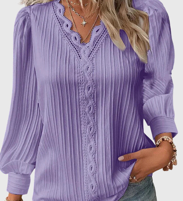 Andrea | Elegant Pullover Blouse