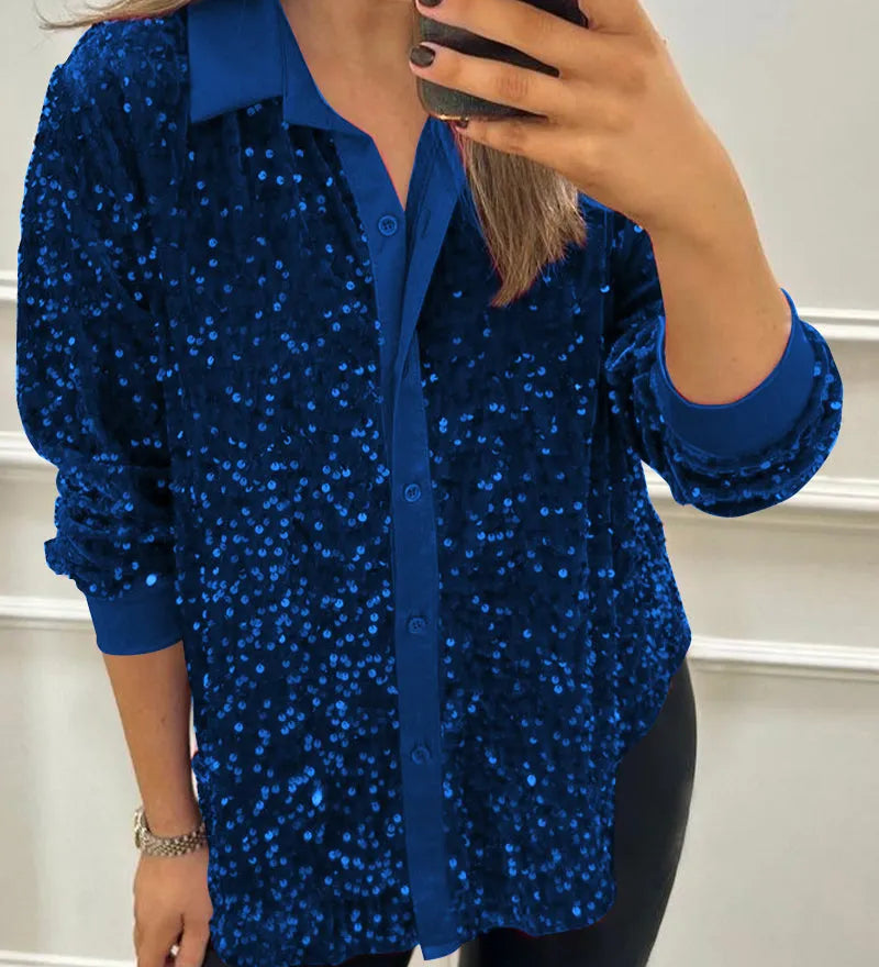 Ciara - Shimmer Sequin Shirt