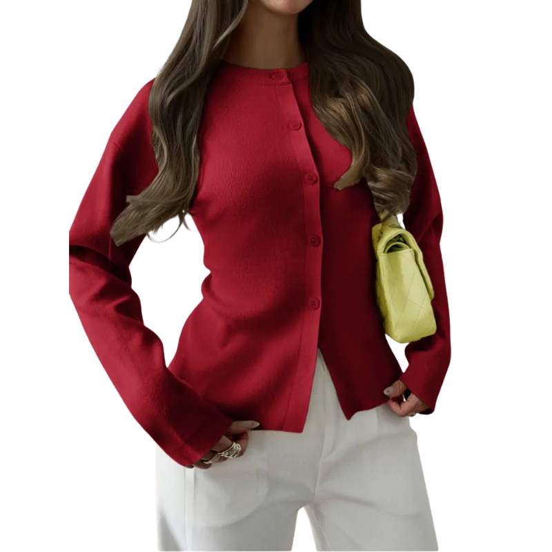 Raika - Contemporary Long Sleeve Cardigan