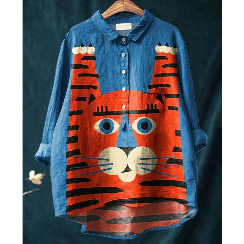 Stefanie - Cat Art Shirt