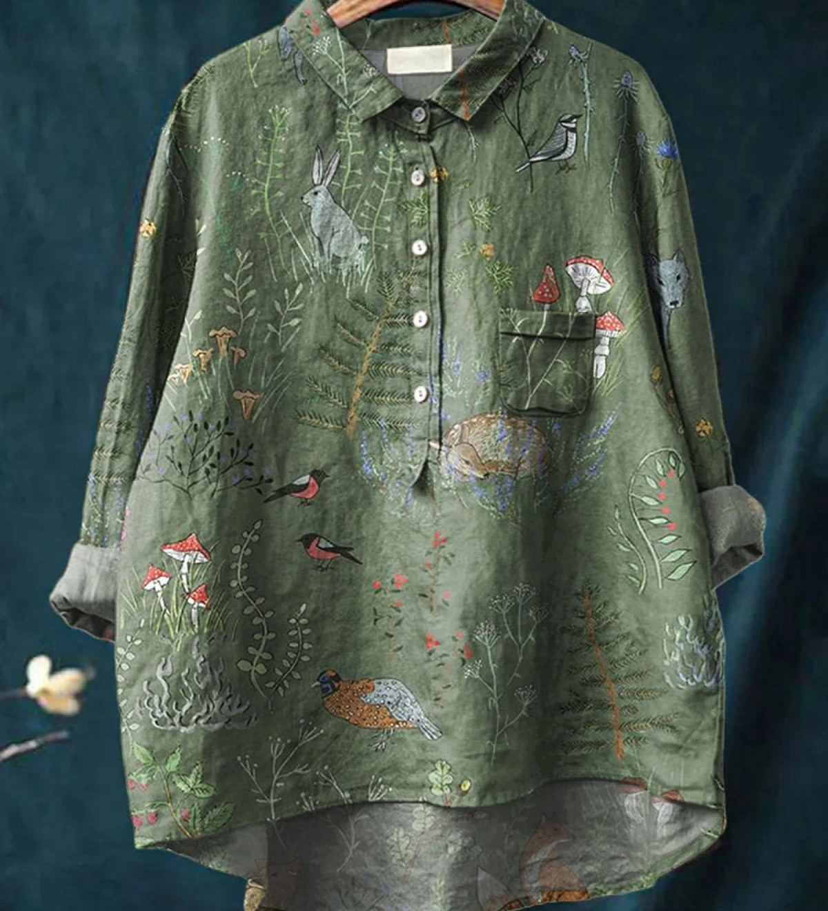 Piper - Woodland Animals Shirt