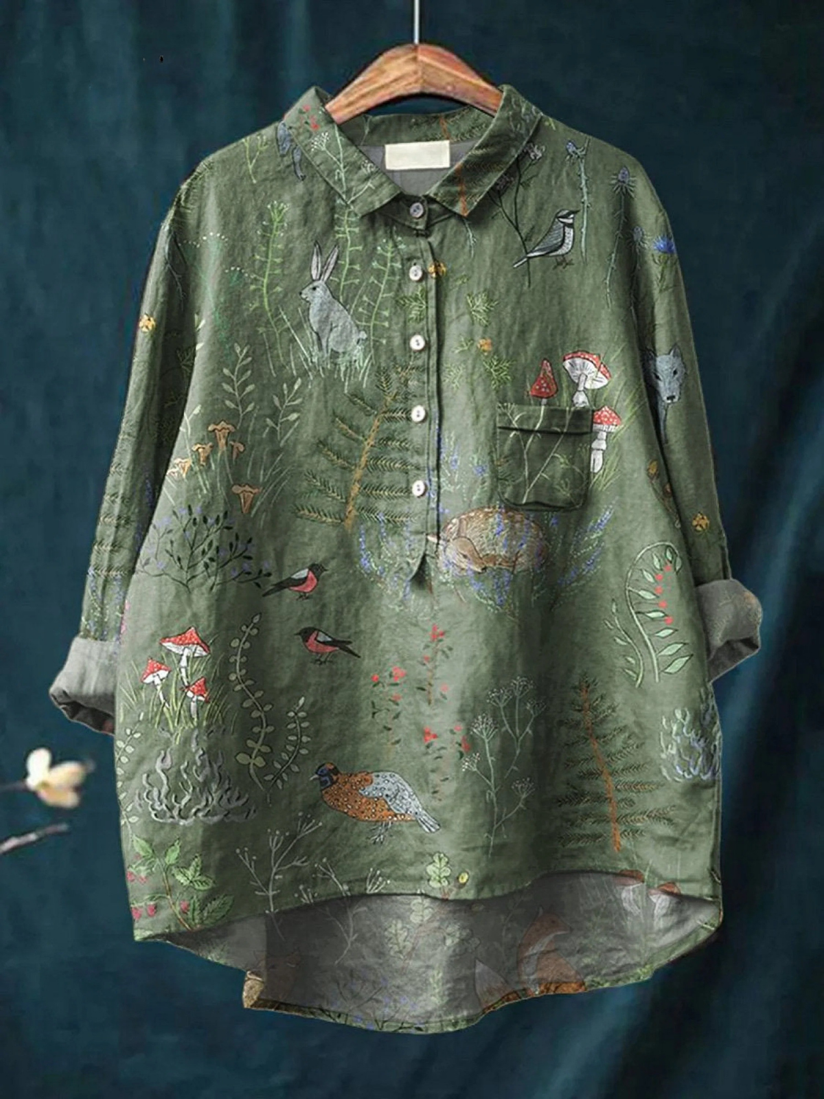 Piper - Woodland Animals Shirt