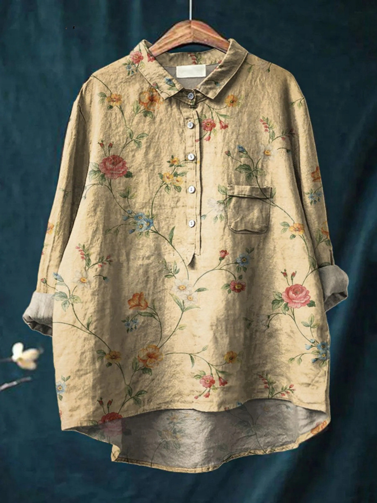 Emily - Vintage Floral Print Tee