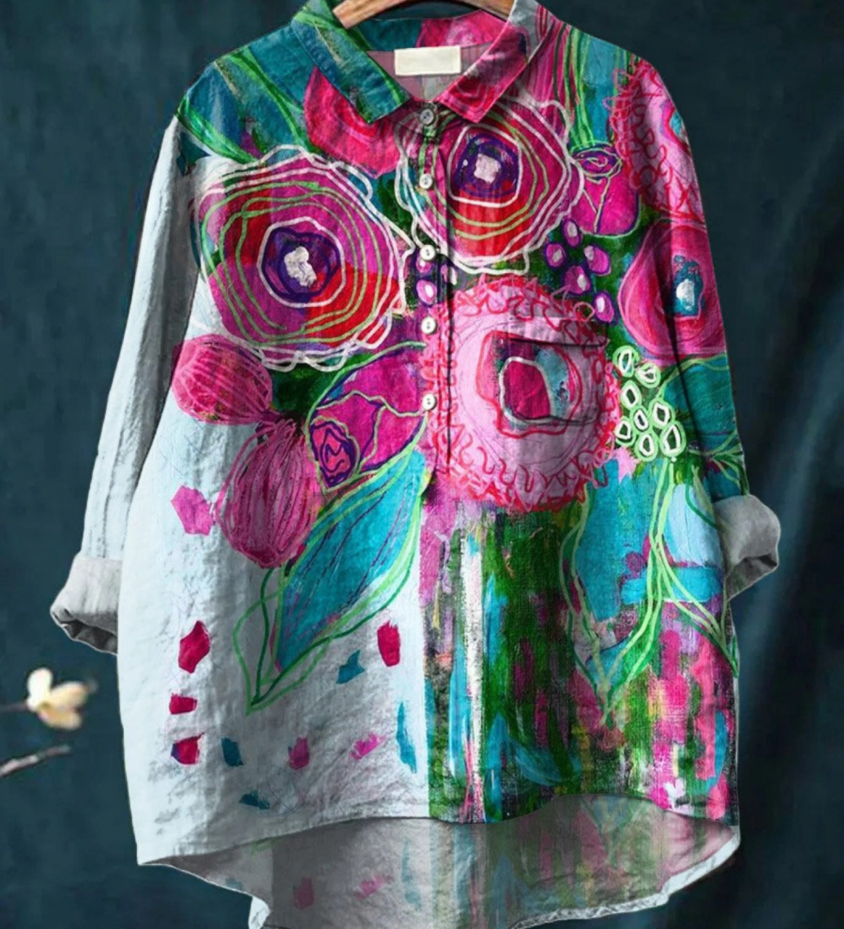 Zoe - Vintage Floral Tee