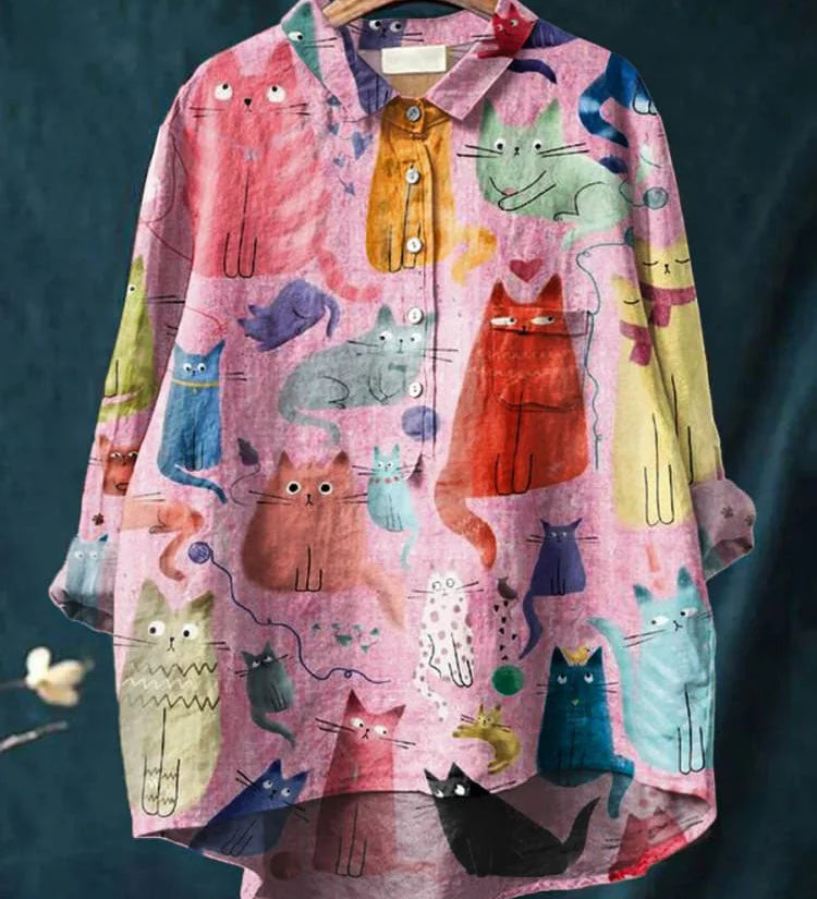 Amari - Cat Art Shirt
