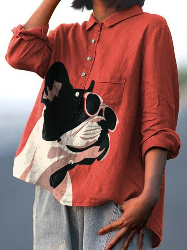 Millie - French Bulldog Print Tee