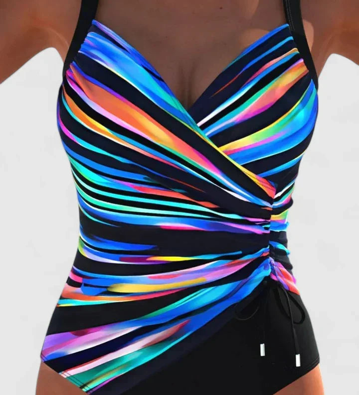 Warriewood - High-Waist Ruffle Swimsuit