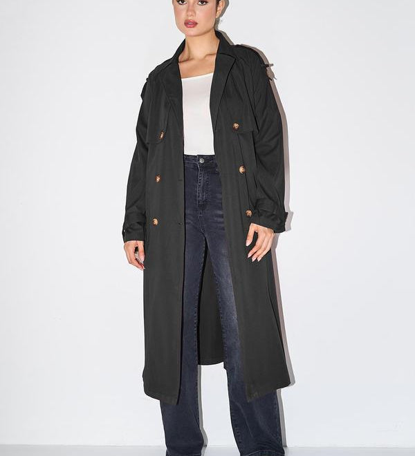 SOLANA™ - Elegant Double Breasted Winter Warm Trench Coat