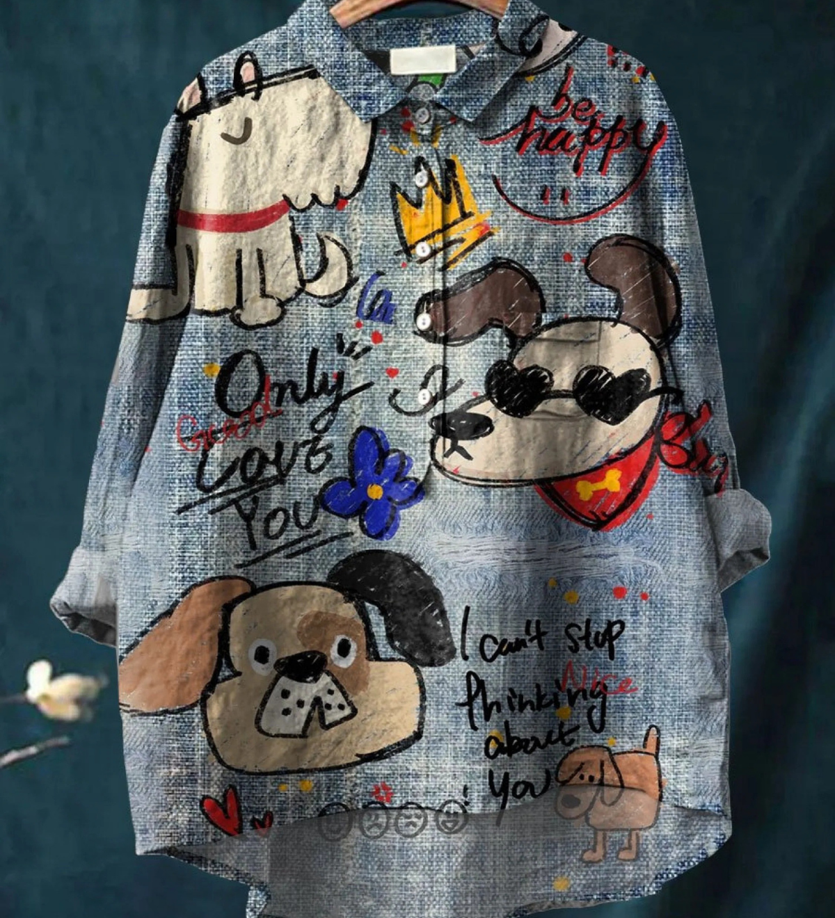 Lily - Cute Dogs Art Tee