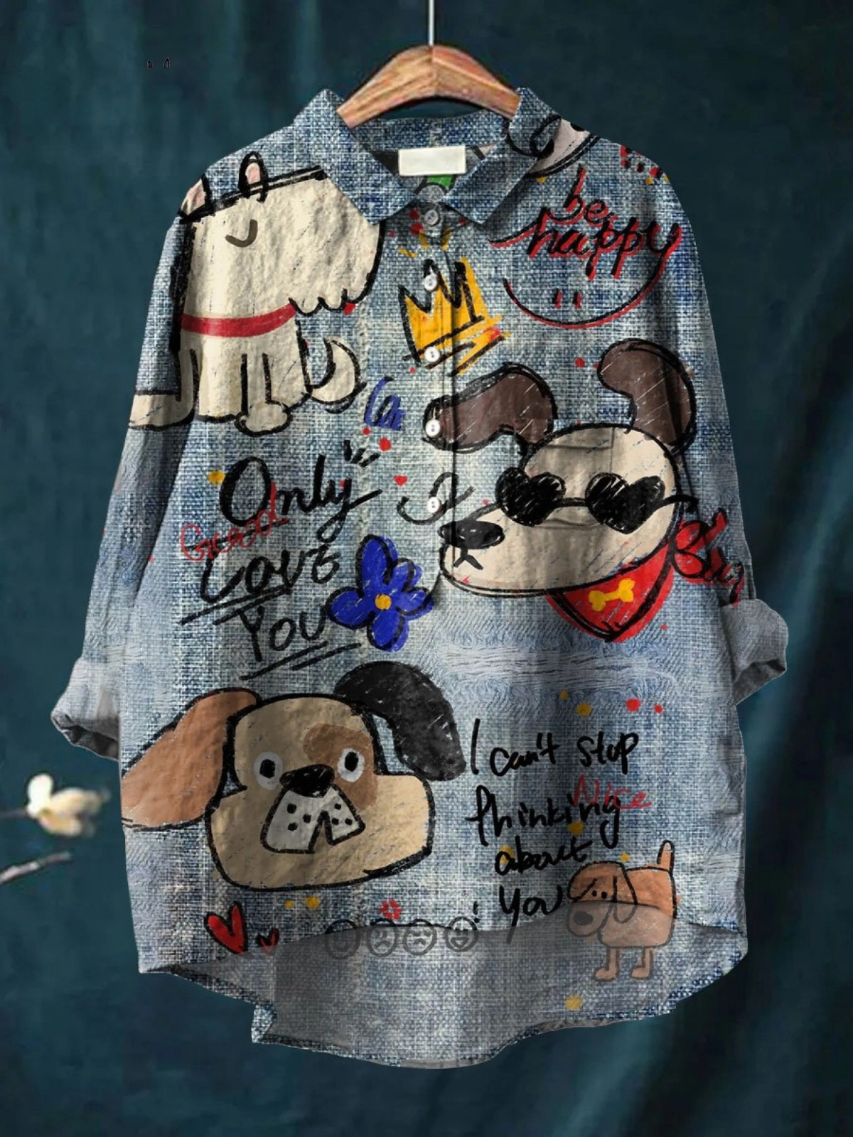 Lily - Cute Dogs Art Tee
