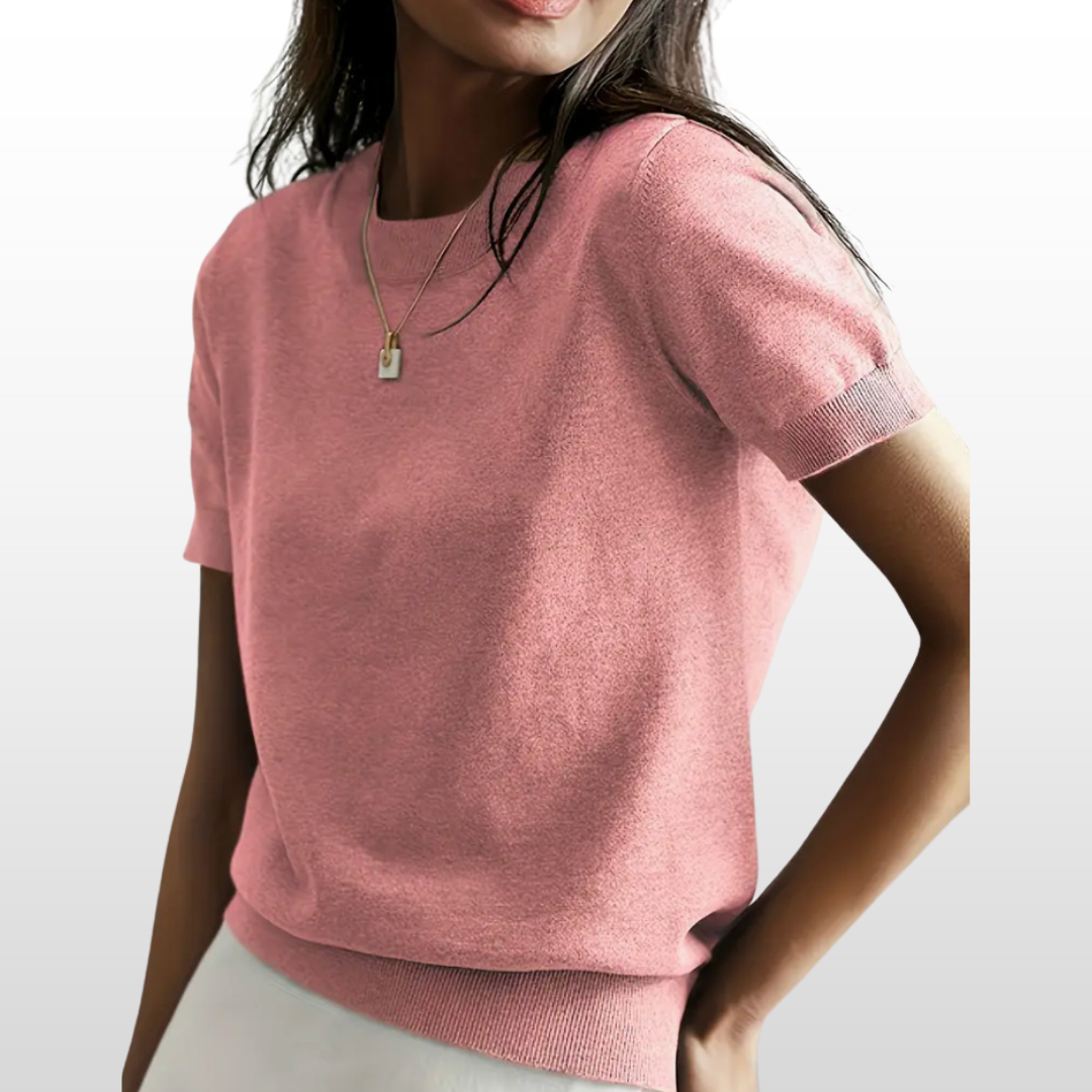 Leny - Fit Short Sleeve Round Neck