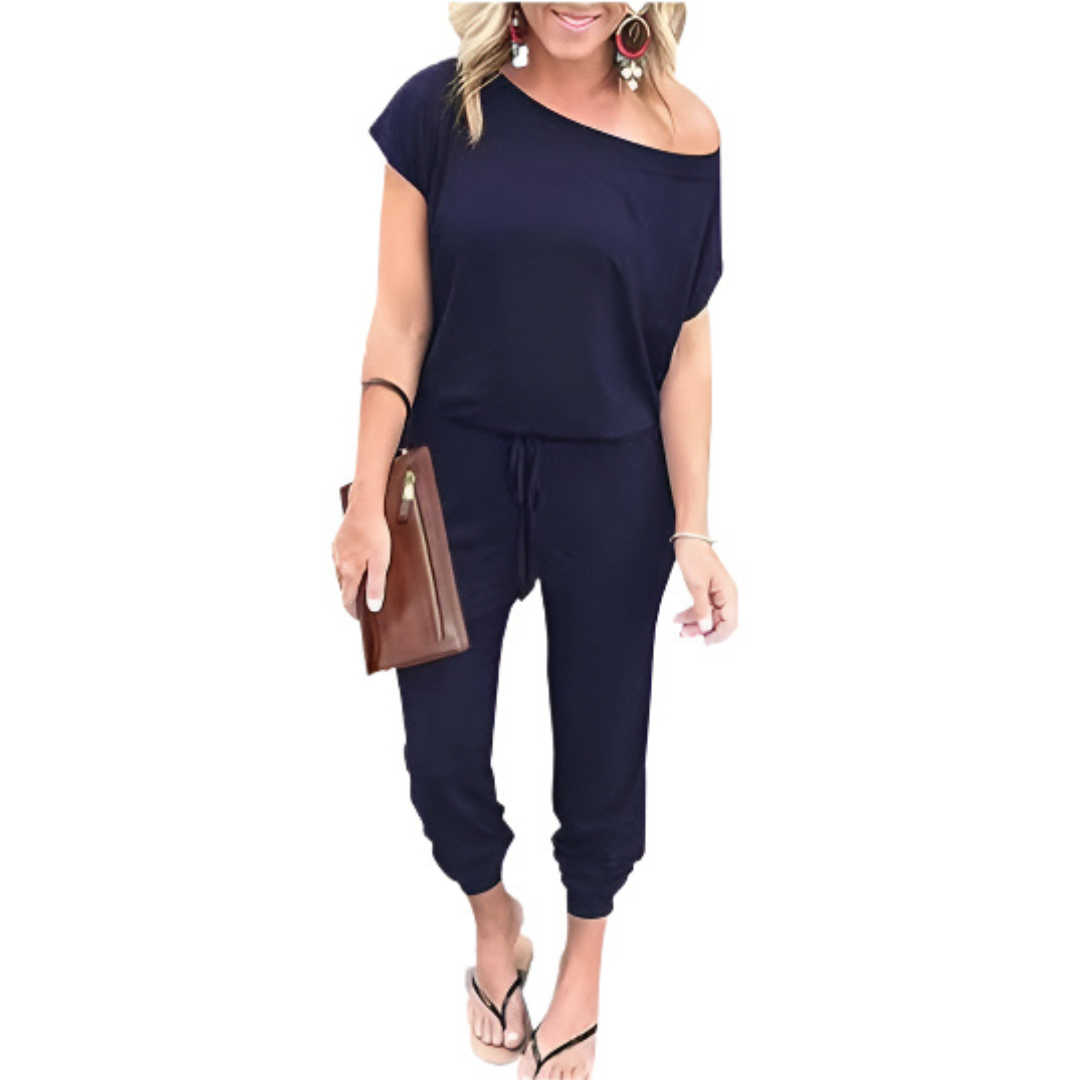 ADELFA™ – Effortless Off-Shoulder Summer Lounge Romper