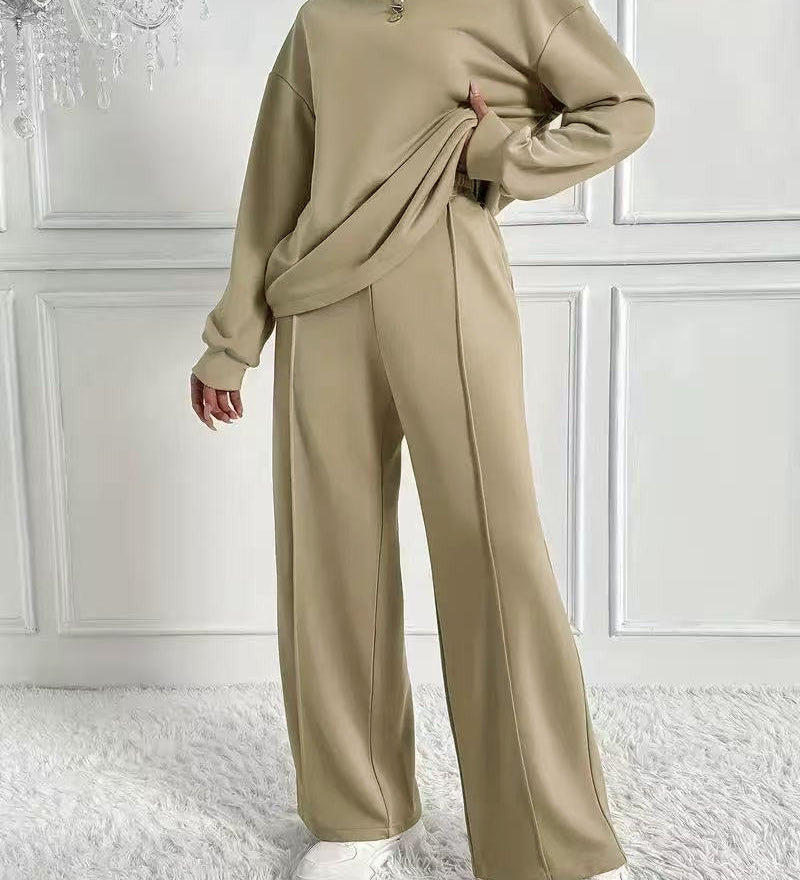 AMBRAT - Long Sleeve Sweatshirt and High