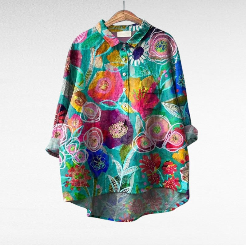 Isla - Multicolour Print Blouse