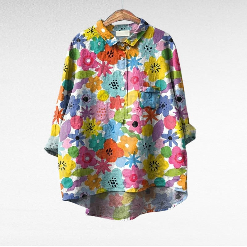 Isla - Multicolour Print Blouse