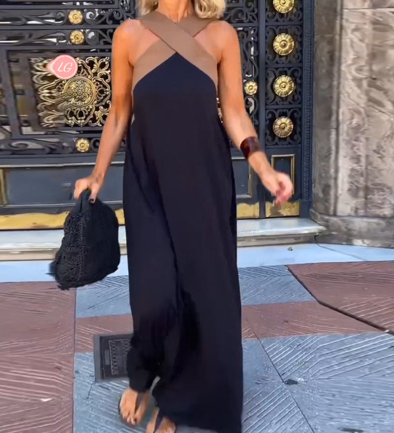 MILLEN™ - Cross Neck Elegance Dress