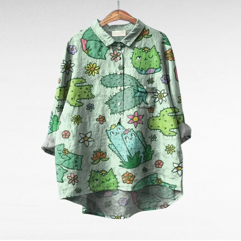 Isla - Multicolour Print Blouse