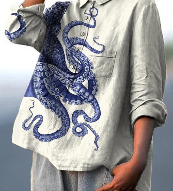 Paige - Octopus Art Tee