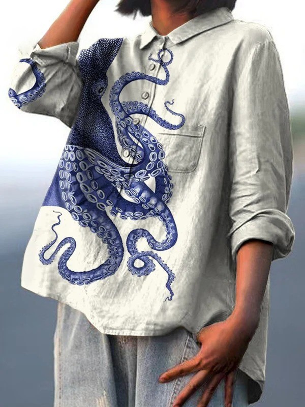 Paige - Octopus Art Tee
