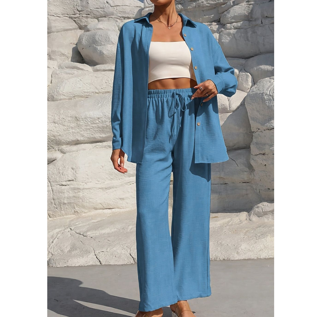 VANORAT - Comfy Long Sleeve Blouse