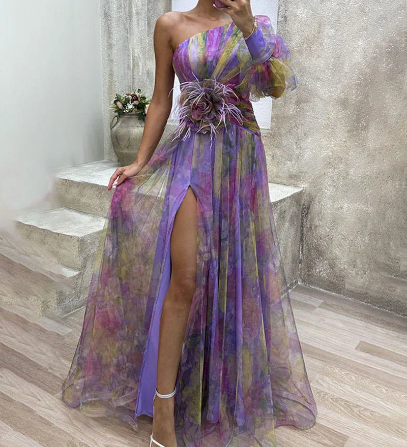 Cecelia | Elegant Split Dress