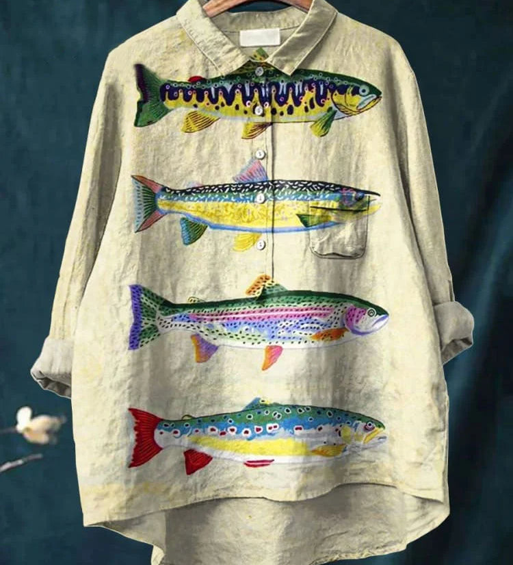 Dara - Fish Art Shirt