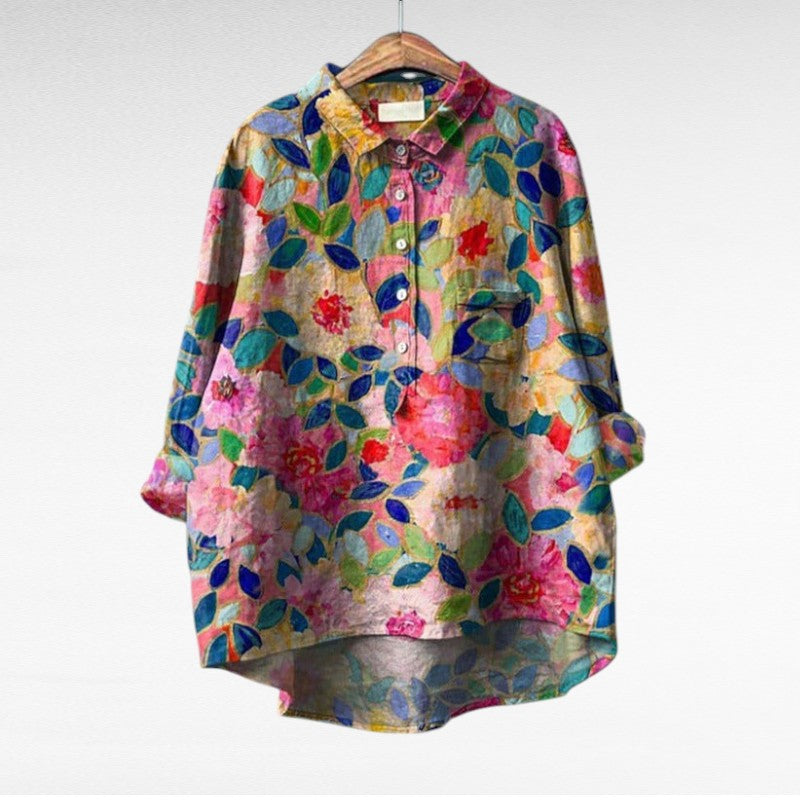 Margot - Multicolour Print Blouse