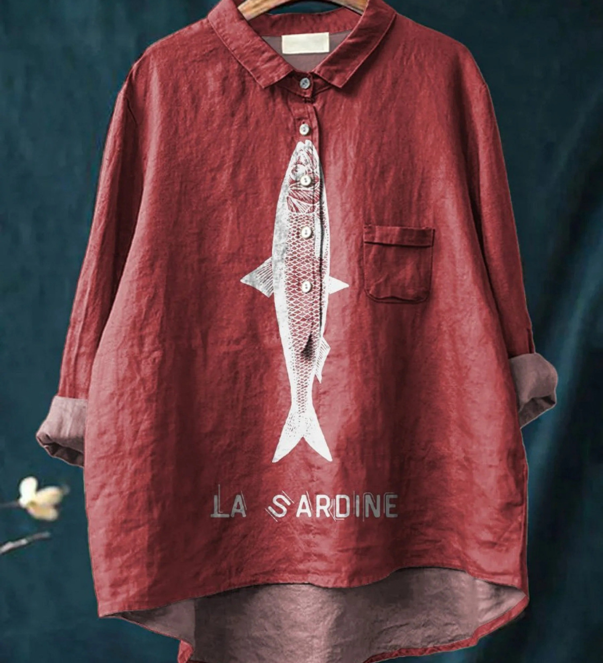 Bonnie - Sardine Print Tee