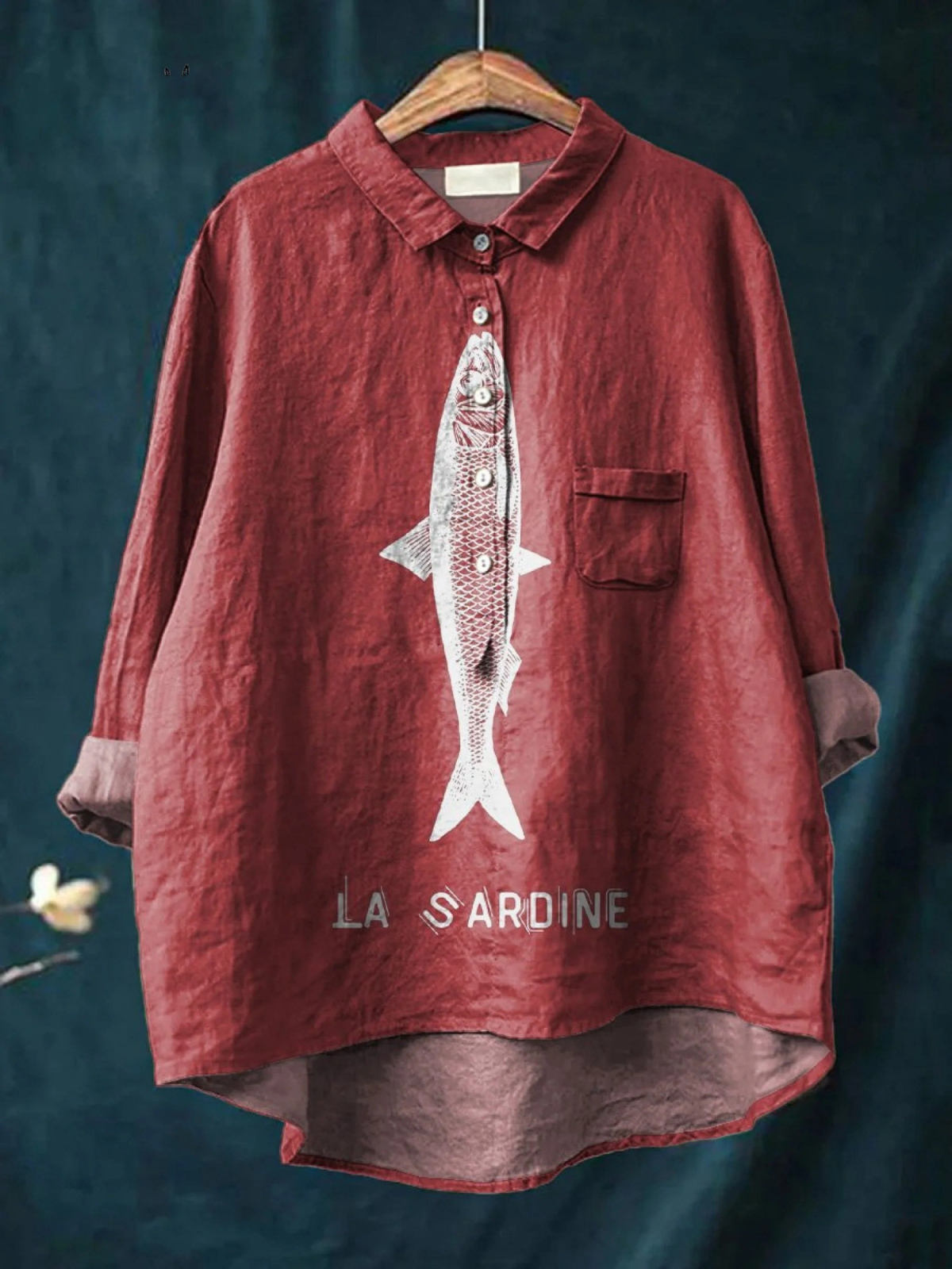 Bonnie - Sardine Print Tee