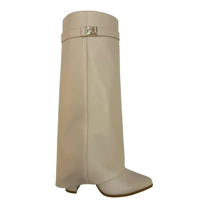SARAHT - 4-Inch Heel Suede Long Heeled