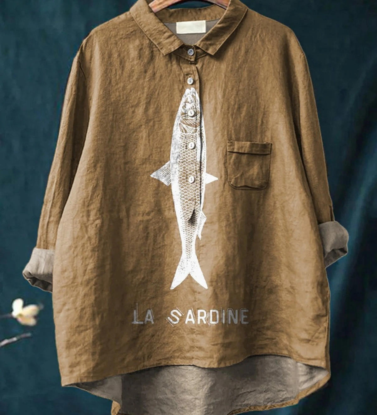Bonnie - Sardine Print Tee