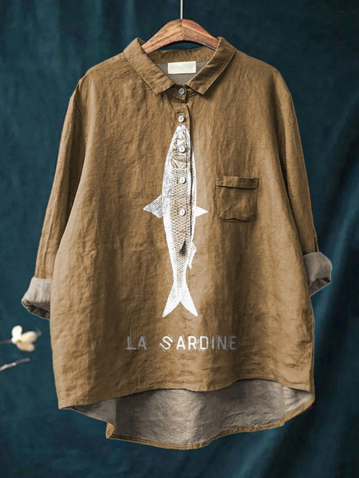 Bonnie - Sardine Print Tee