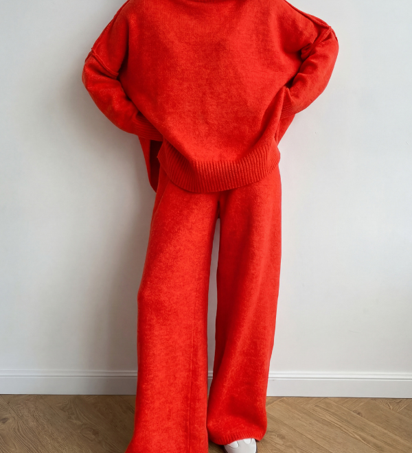 BEATRIXT - Turtleneck Sweater & Wide Leg