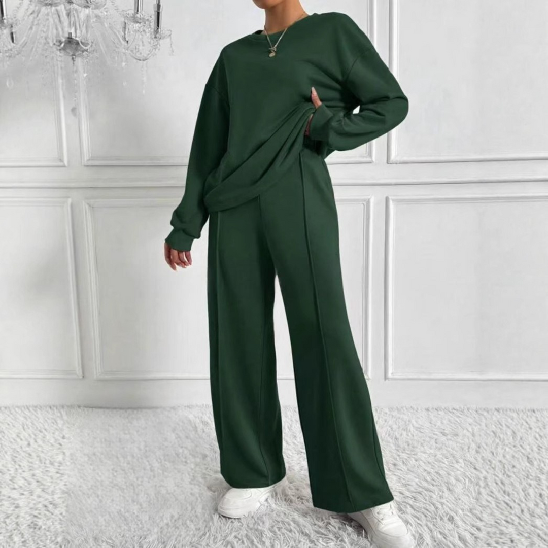 AMBRAT - Long Sleeve Sweatshirt and High