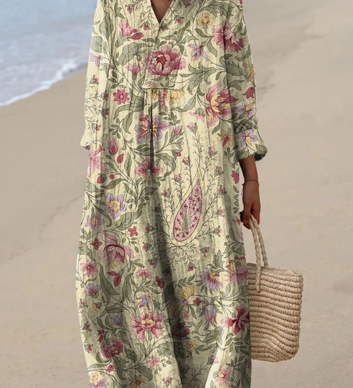 Soraya | Breezy Summer Dress with Long Sleeves