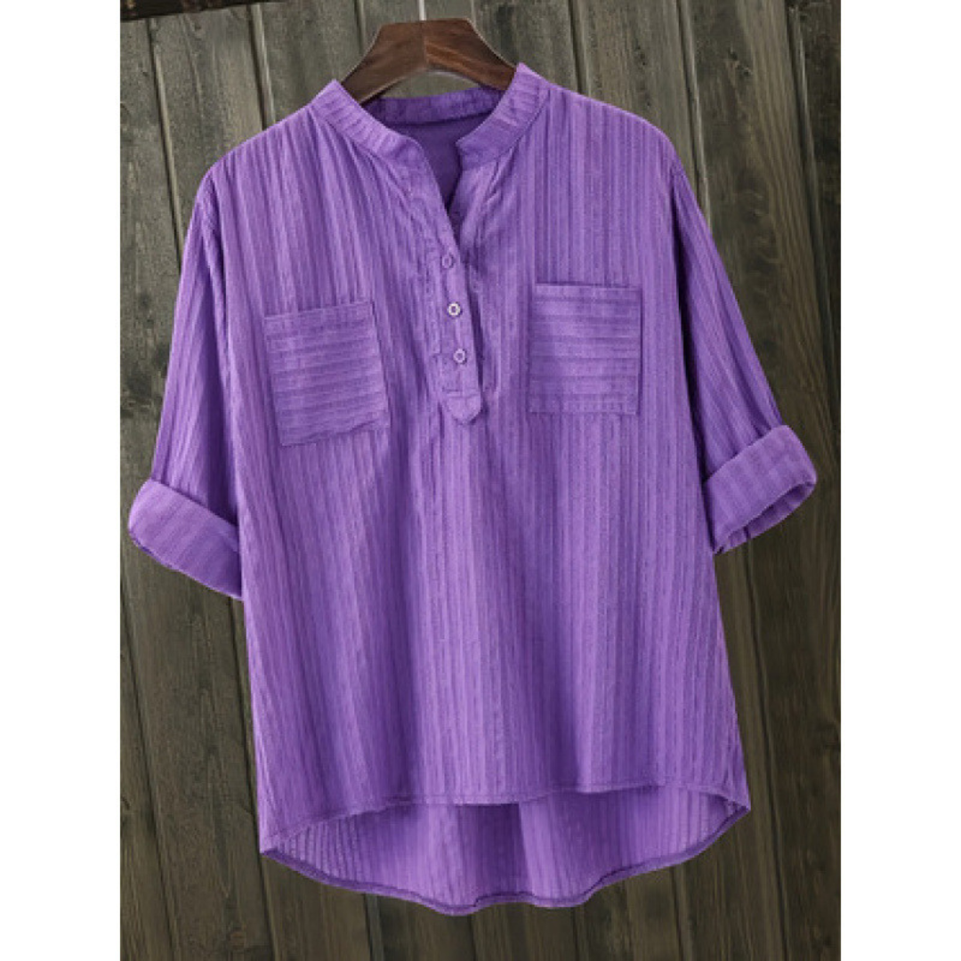 Lucille - Casual Long Sleeve Everyday Collared Top