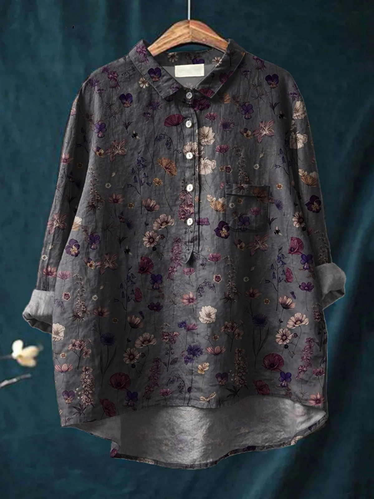 Abbey - Floral Print Shirt