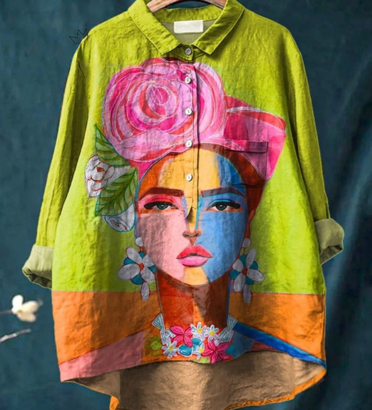 Sophie - Folk Portrait Print Tee