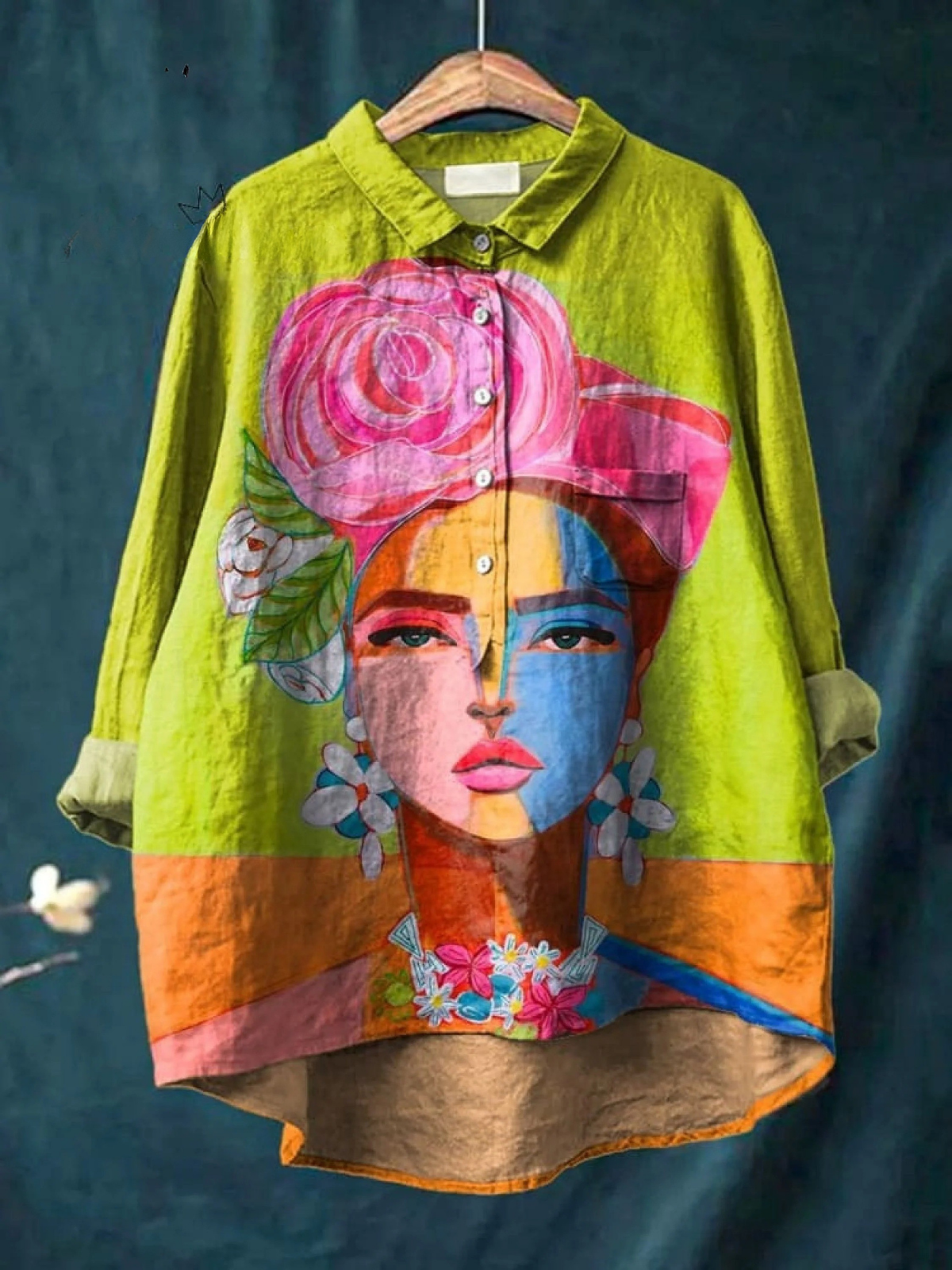 Sophie - Folk Portrait Print Tee