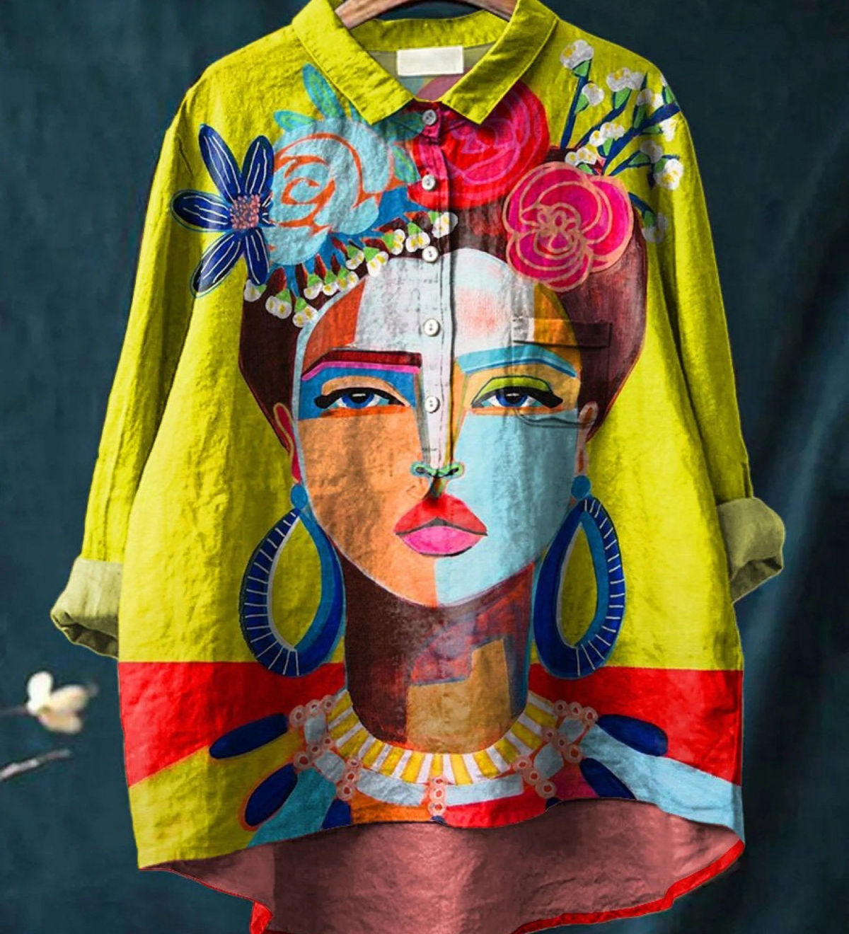 Sophie - Folk Portrait Print Tee