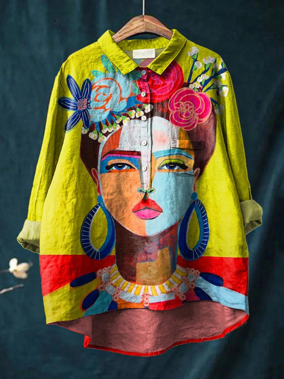 Sophie - Folk Portrait Print Tee