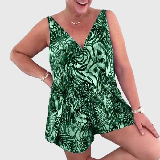 Boat Harbour - V-Neck Swim Dress