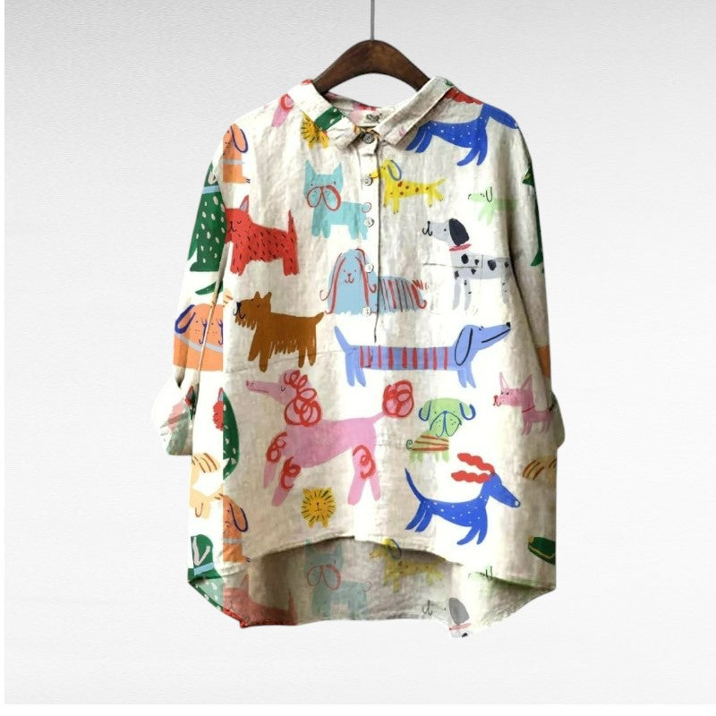 Josie - Multicolour Print Blouse