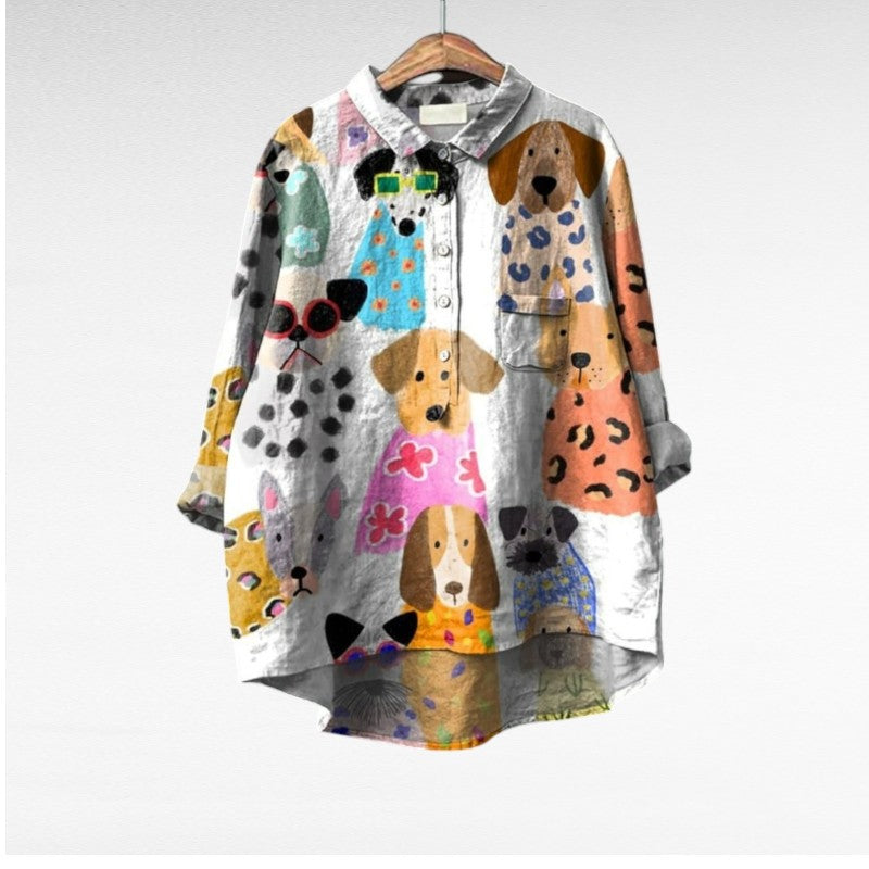Josie - Multicolour Print Blouse