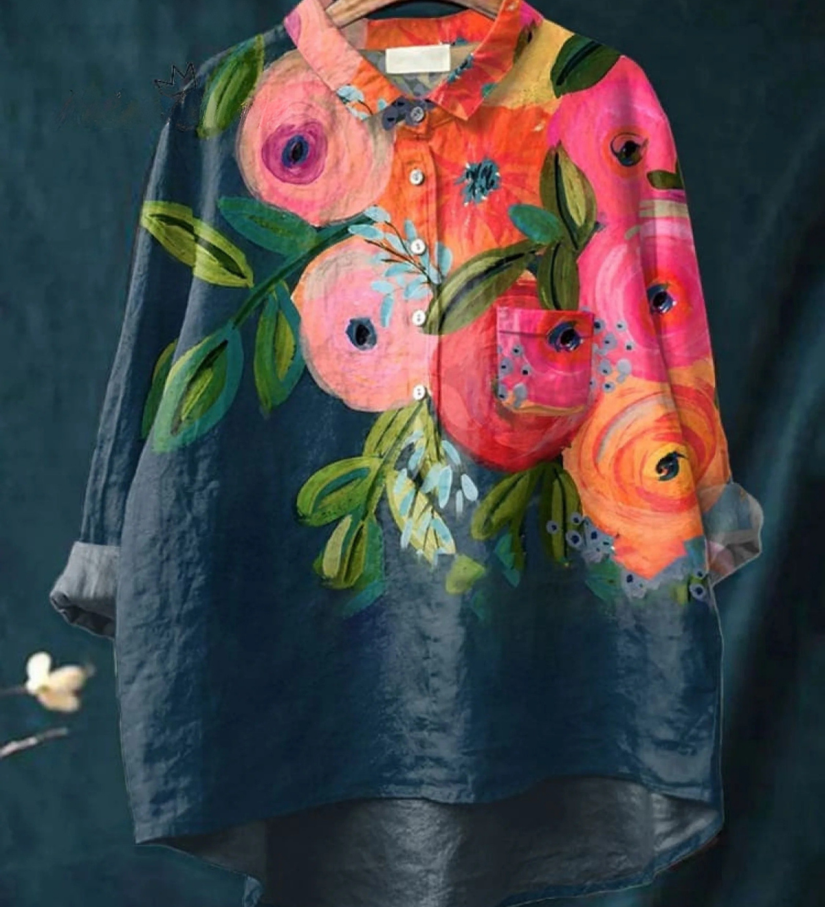Rosie - Artistic Floral Tee