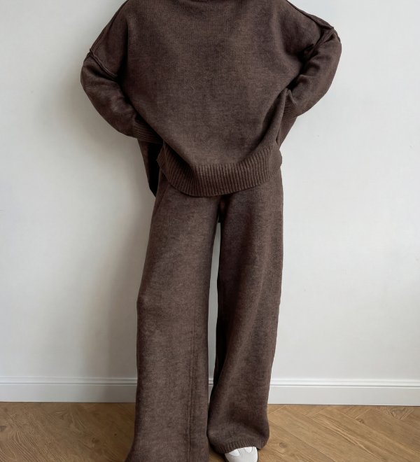 BEATRIXT - Turtleneck Sweater & Wide Leg