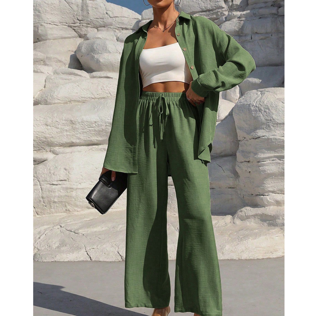 VANORAT - Comfy Long Sleeve Blouse