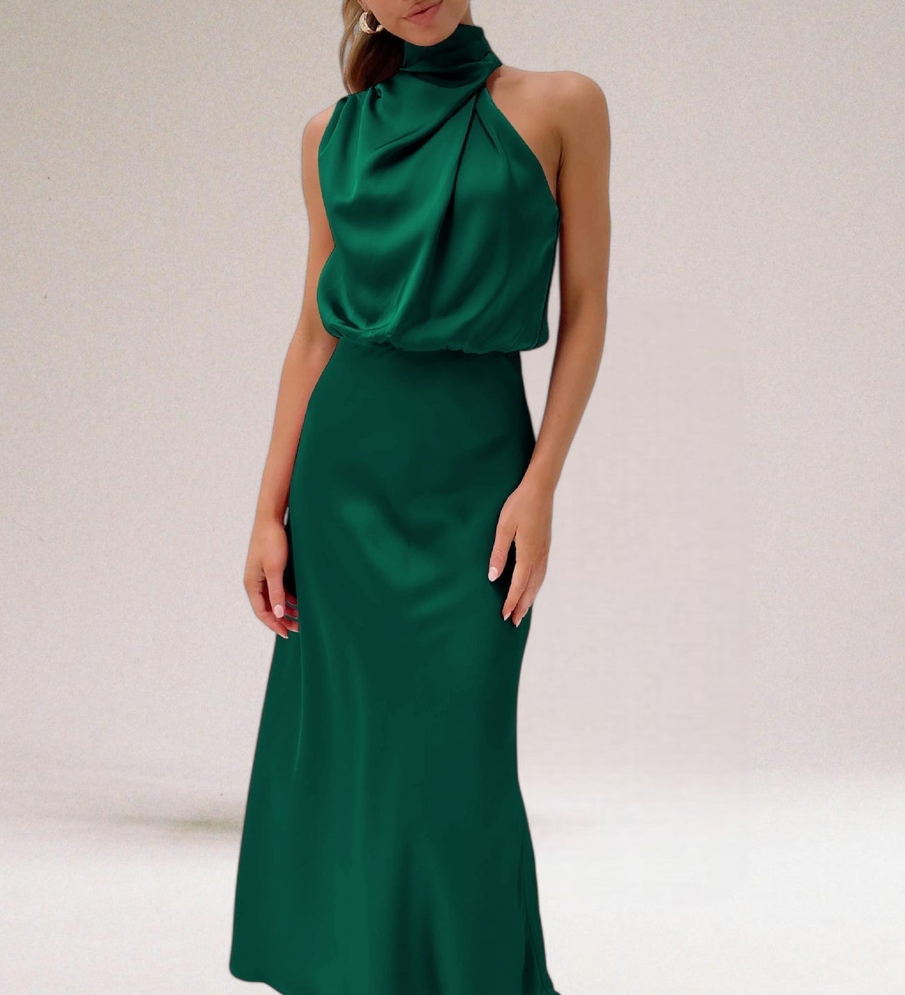 ELARA™ - Elegant Satin Evening Dress
