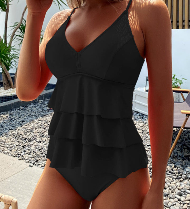 Yarra Bay - Ruffle-Trim Swimsuit
