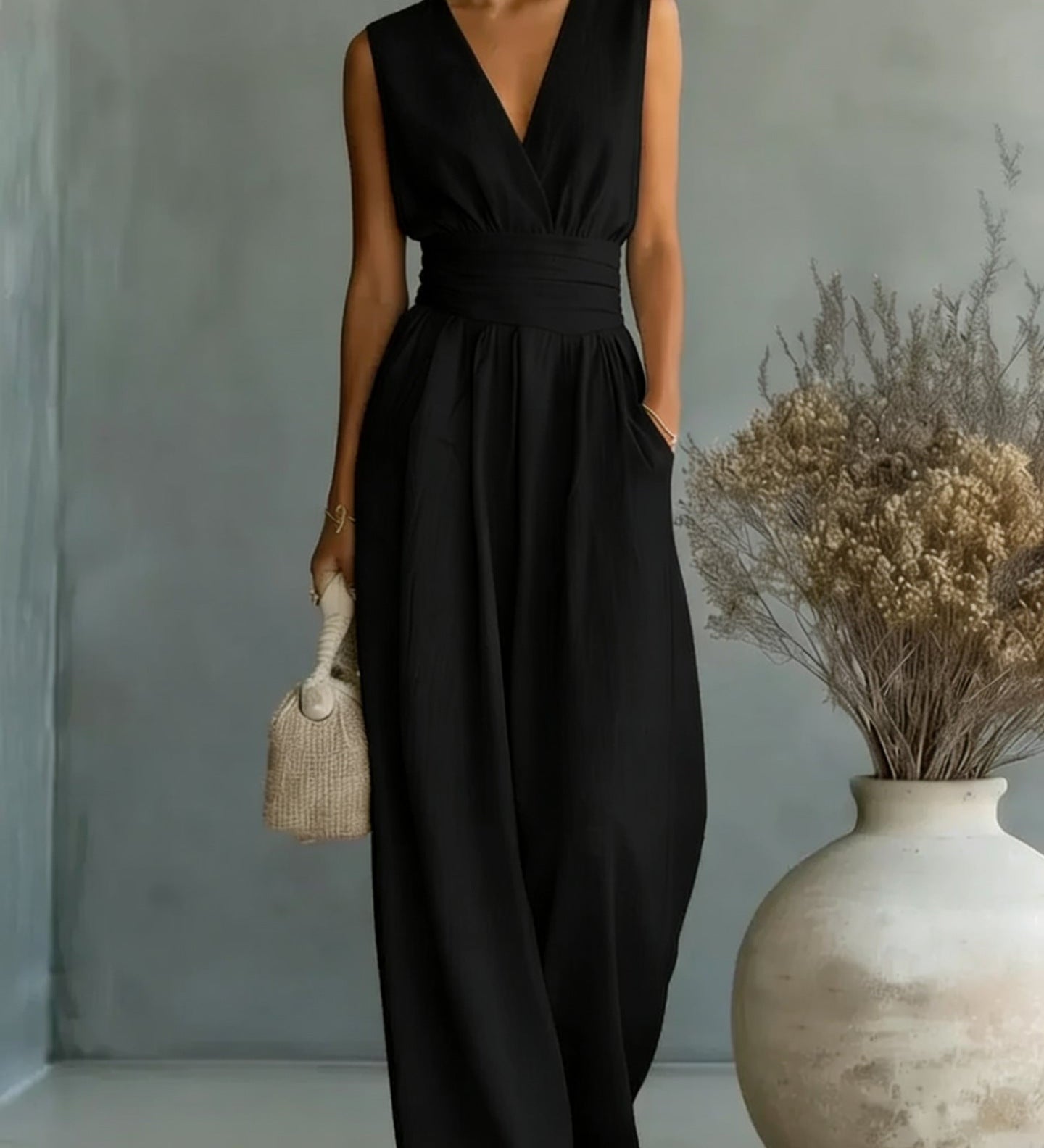 Mariana - Flowy Wide-Leg Jumpsuit